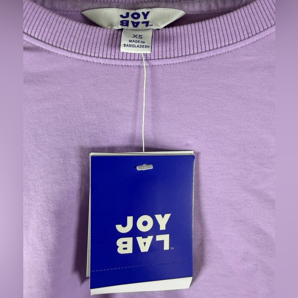 JoyLab™ Women's Washed Jersey Long Sleeve Top - Purple XS - Picture 6 of 10